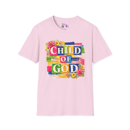 Child of God (Lace Collage) Adult T-shirt