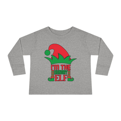 I'm The Hungry Elf Toddler Long Sleeve Tee