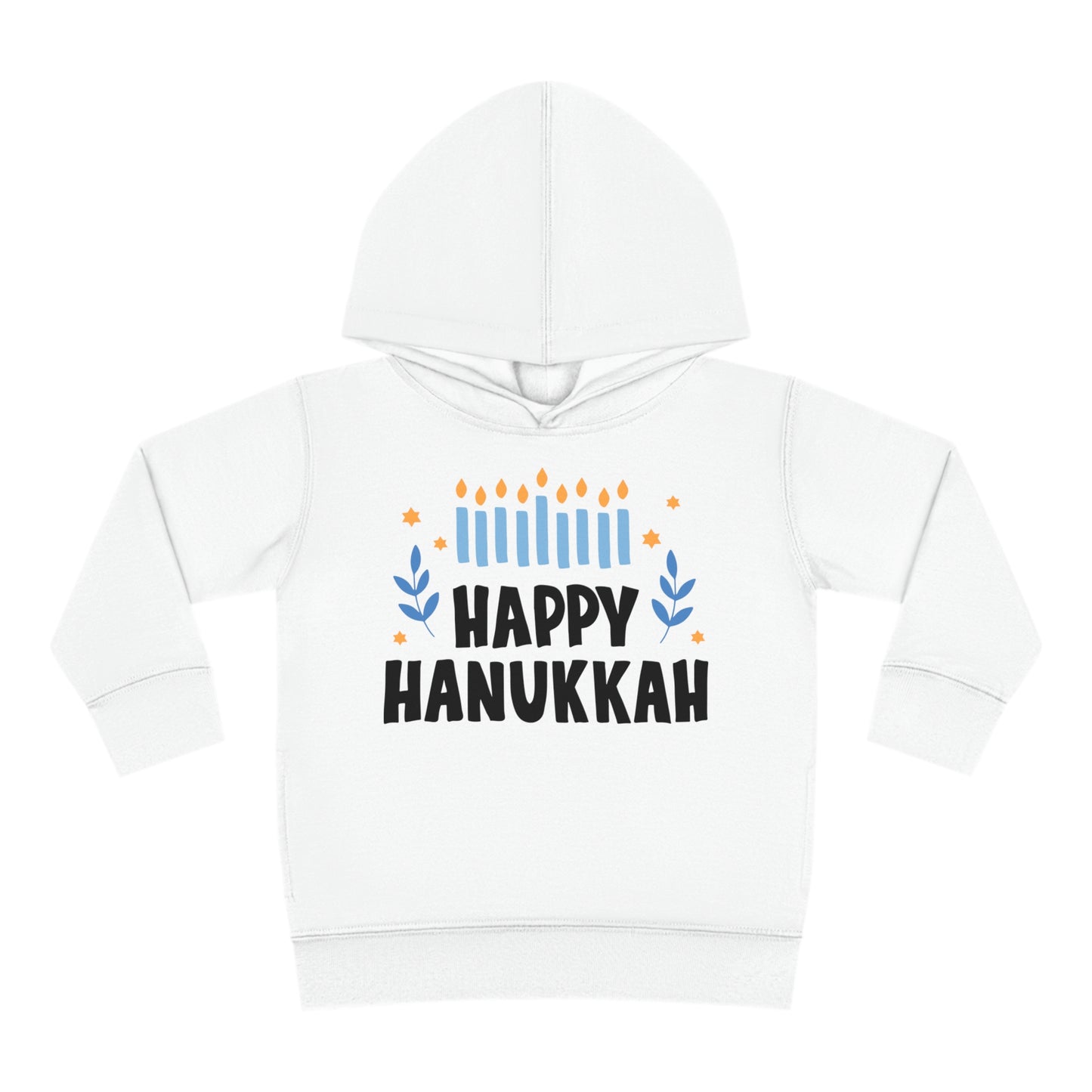 Happy Hanukkah 5 Toddler Pullover Fleece Hoodie