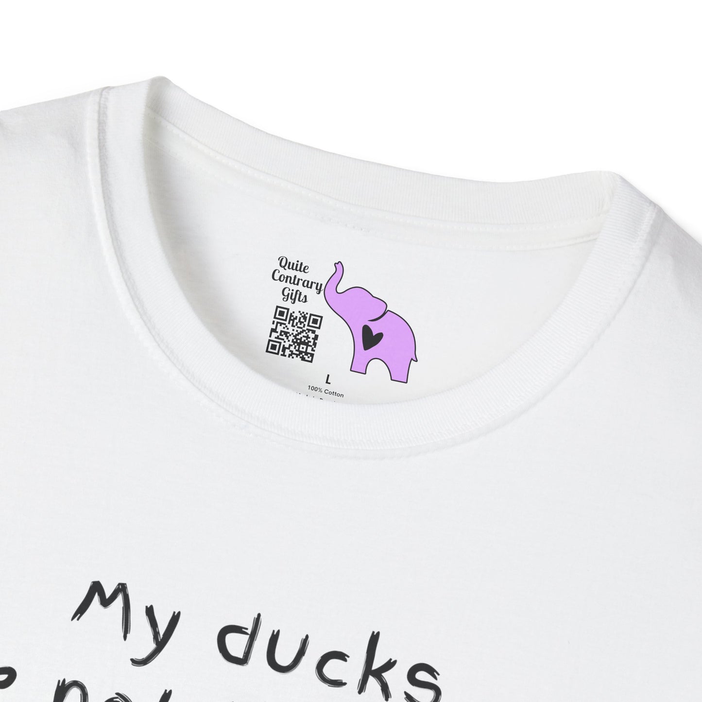 My Ducks Are Not In a Row Adult T-shirt