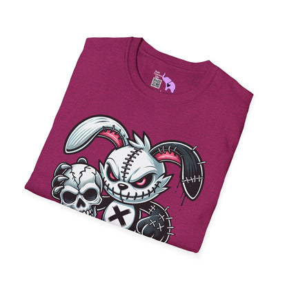 Scary On Voodoo Bunny Adult T-shirt