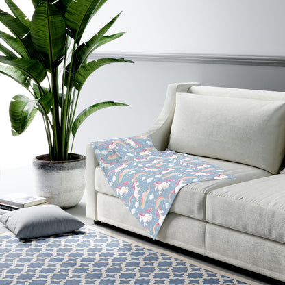 Snuggle Sky Unicorns Baby Swaddle Blanket