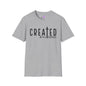 Created With A Purpose (with Cross) Adult T-shirt