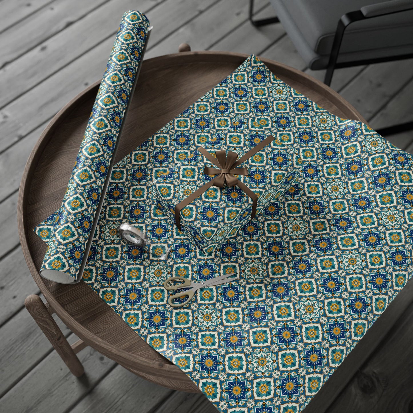 Mediterranean Lace Wrapping Paper