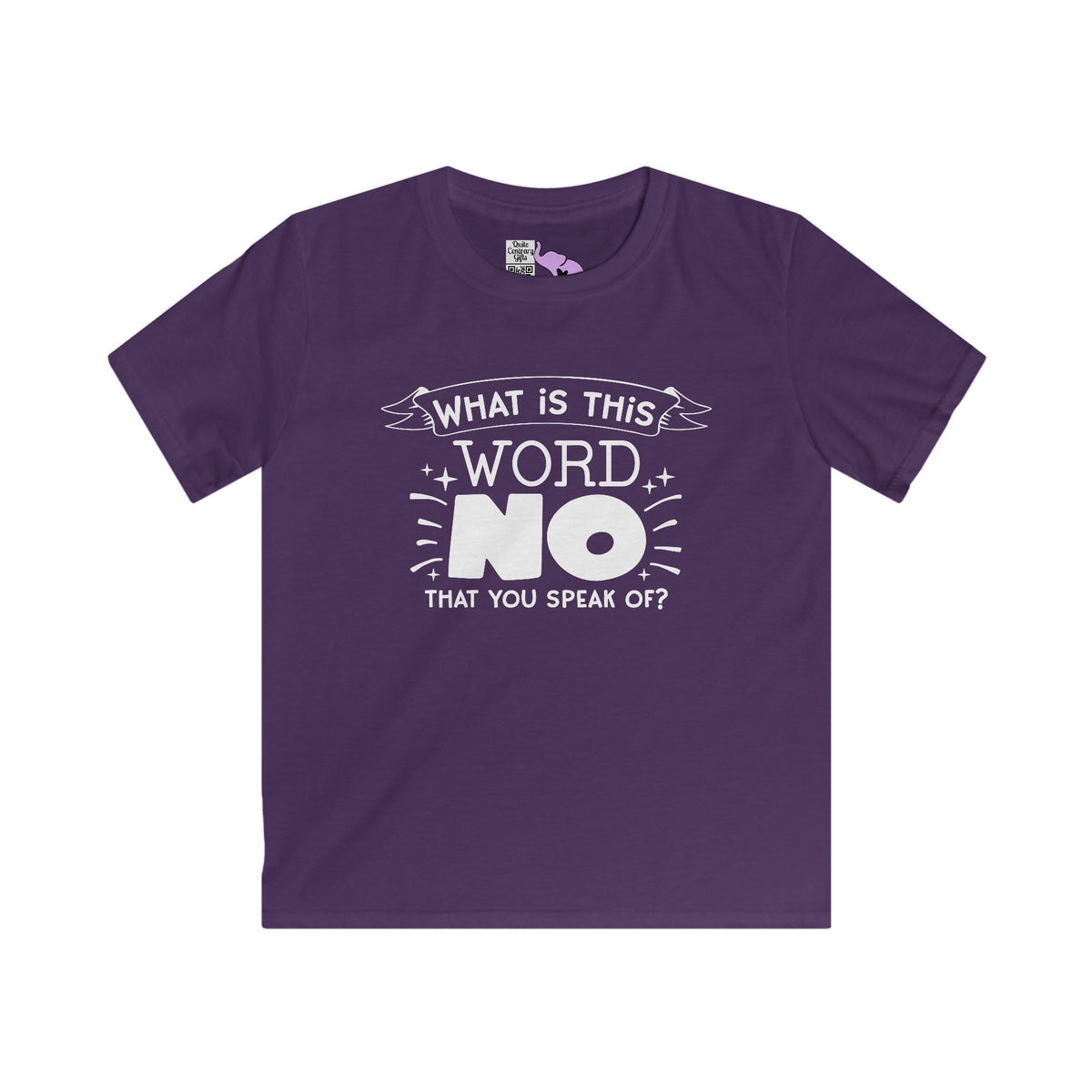 What Is This Word No That You Speak Of? Youth Softstyle Tee