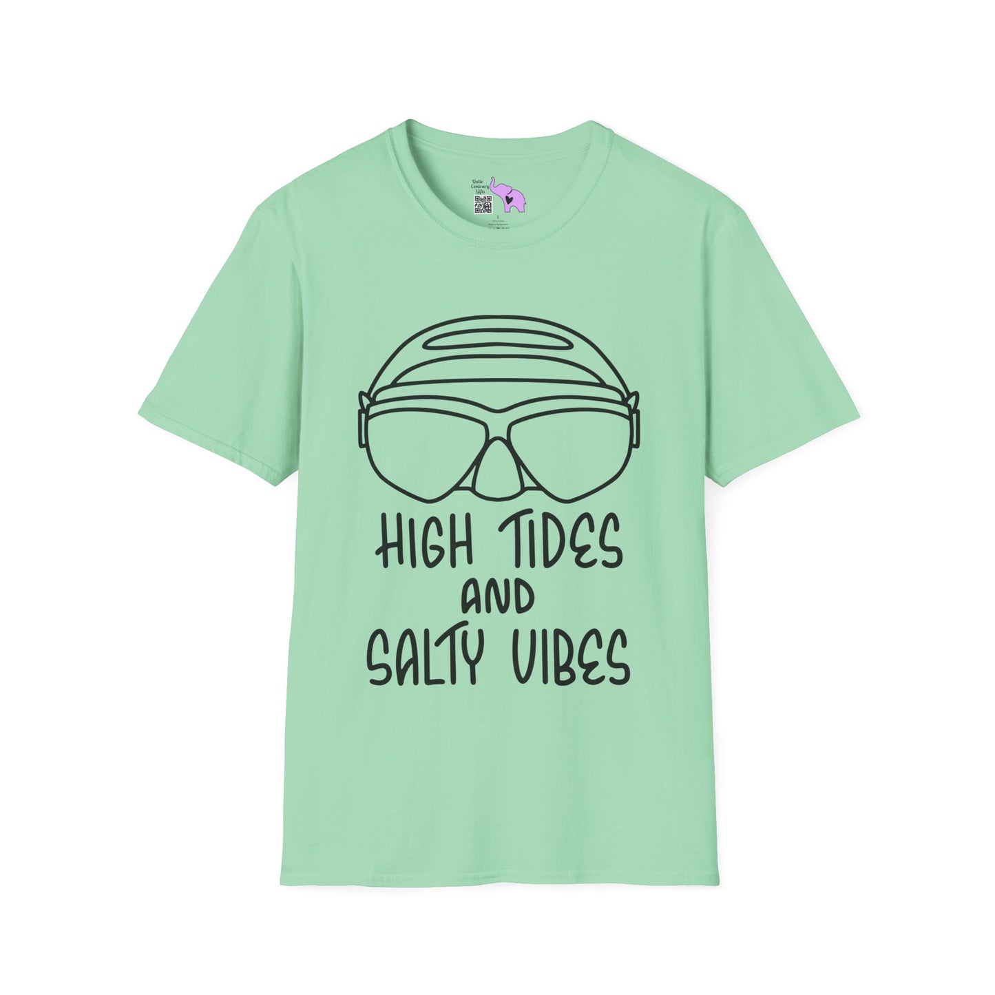 High Tides And Salty Vibes Adult T-shirt