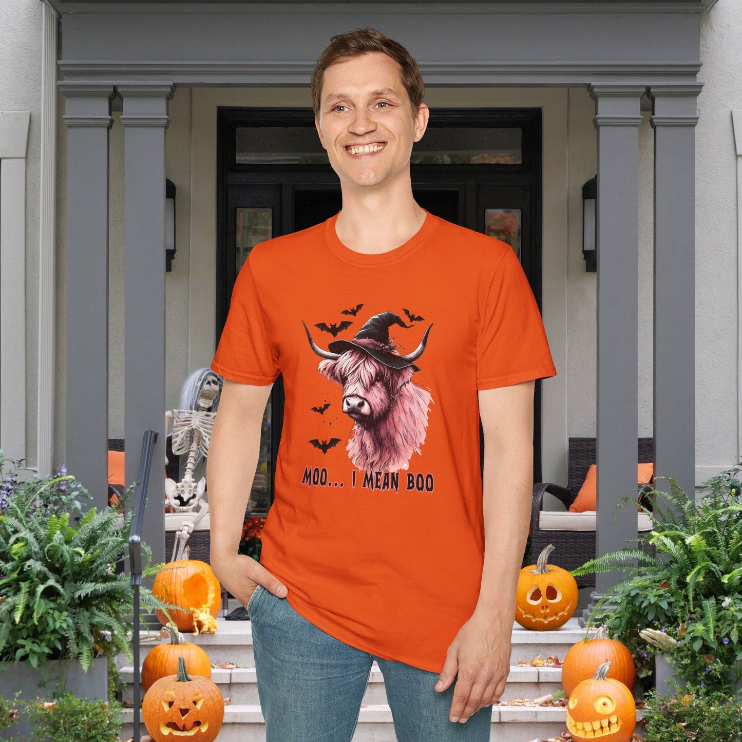 Moo...I Mean Boo Adult T-shirt