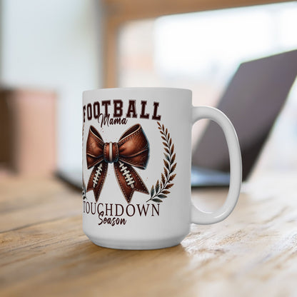 Football Mom Ceramic Mug, (11oz, 15oz)