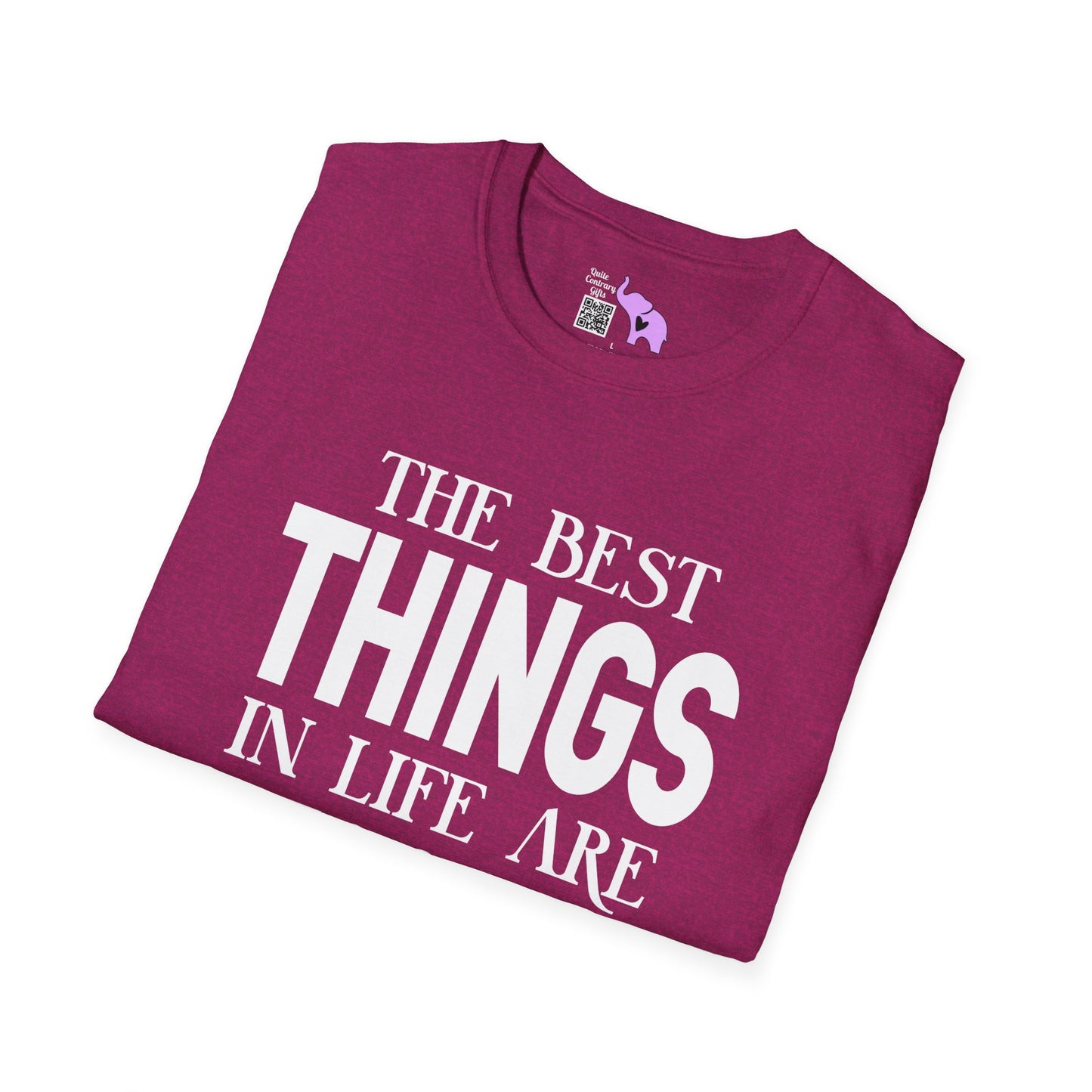 The Best Things In Life Are Rescued Adult T-shirt