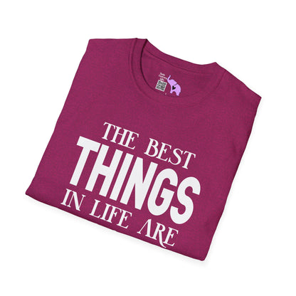 The Best Things In Life Are Rescued Adult T-shirt