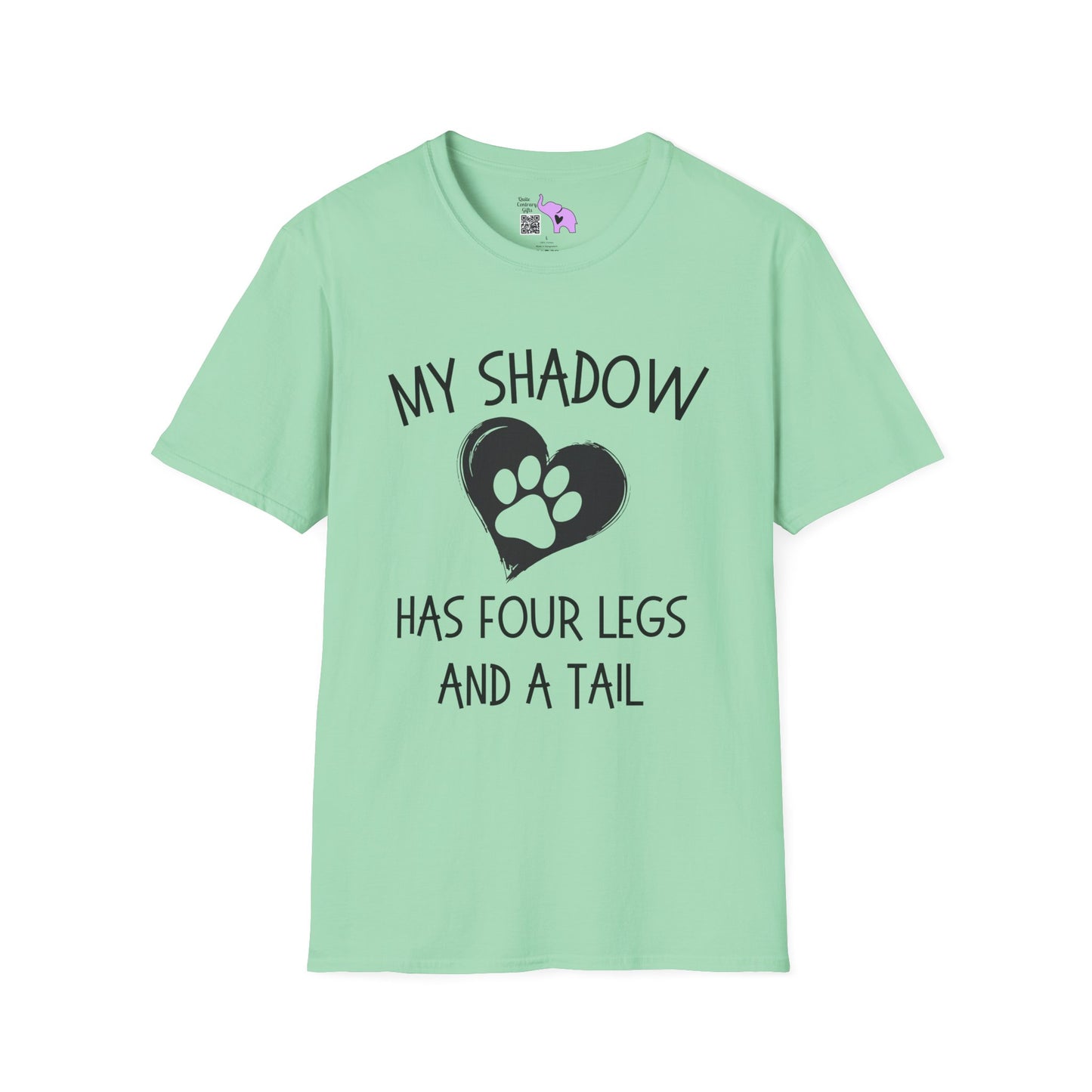 My Shadow Has Four Legs and a Tail Adult T-shirt