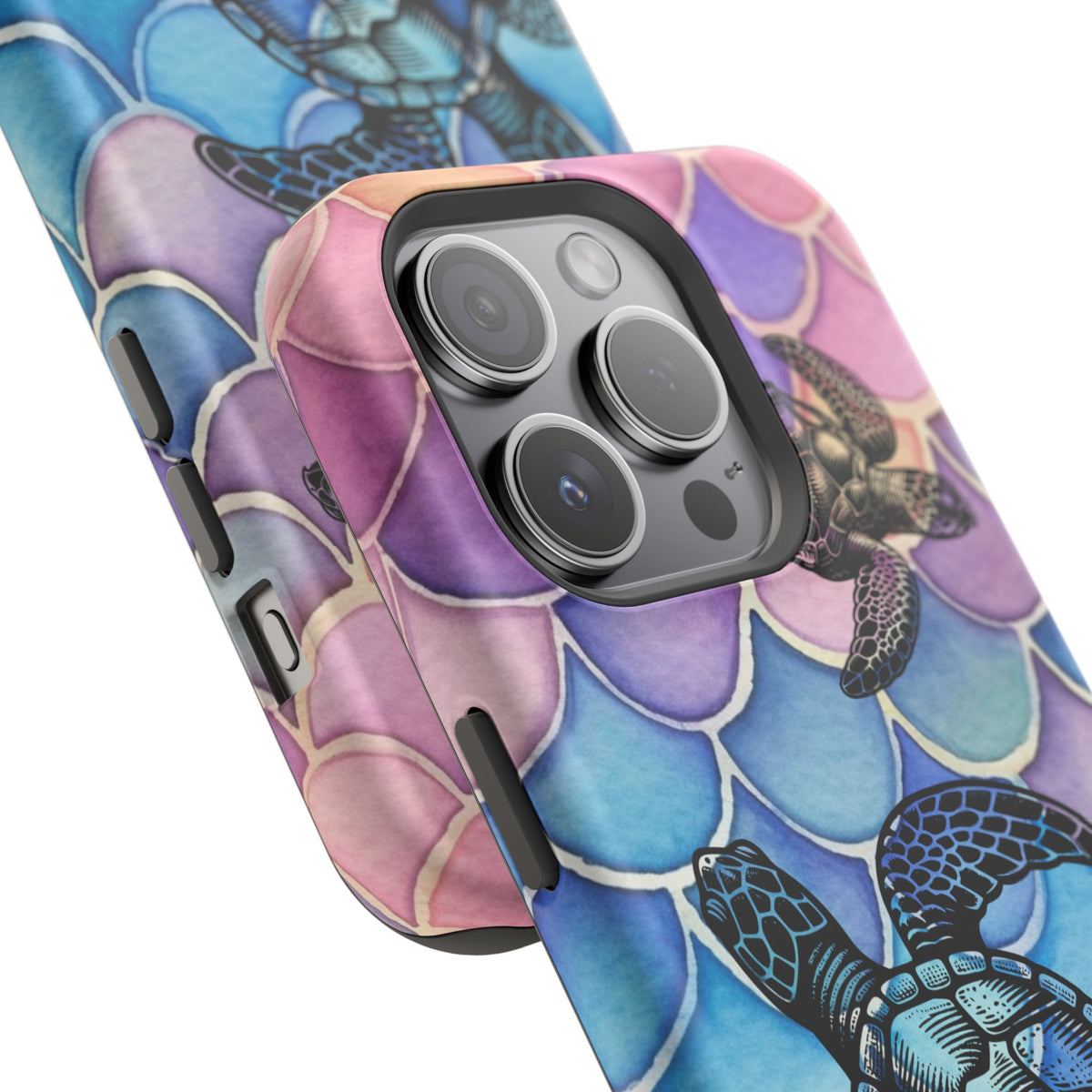 Sea Turtle Silhouette MagSafe® Compatible Tough Case for iPhone