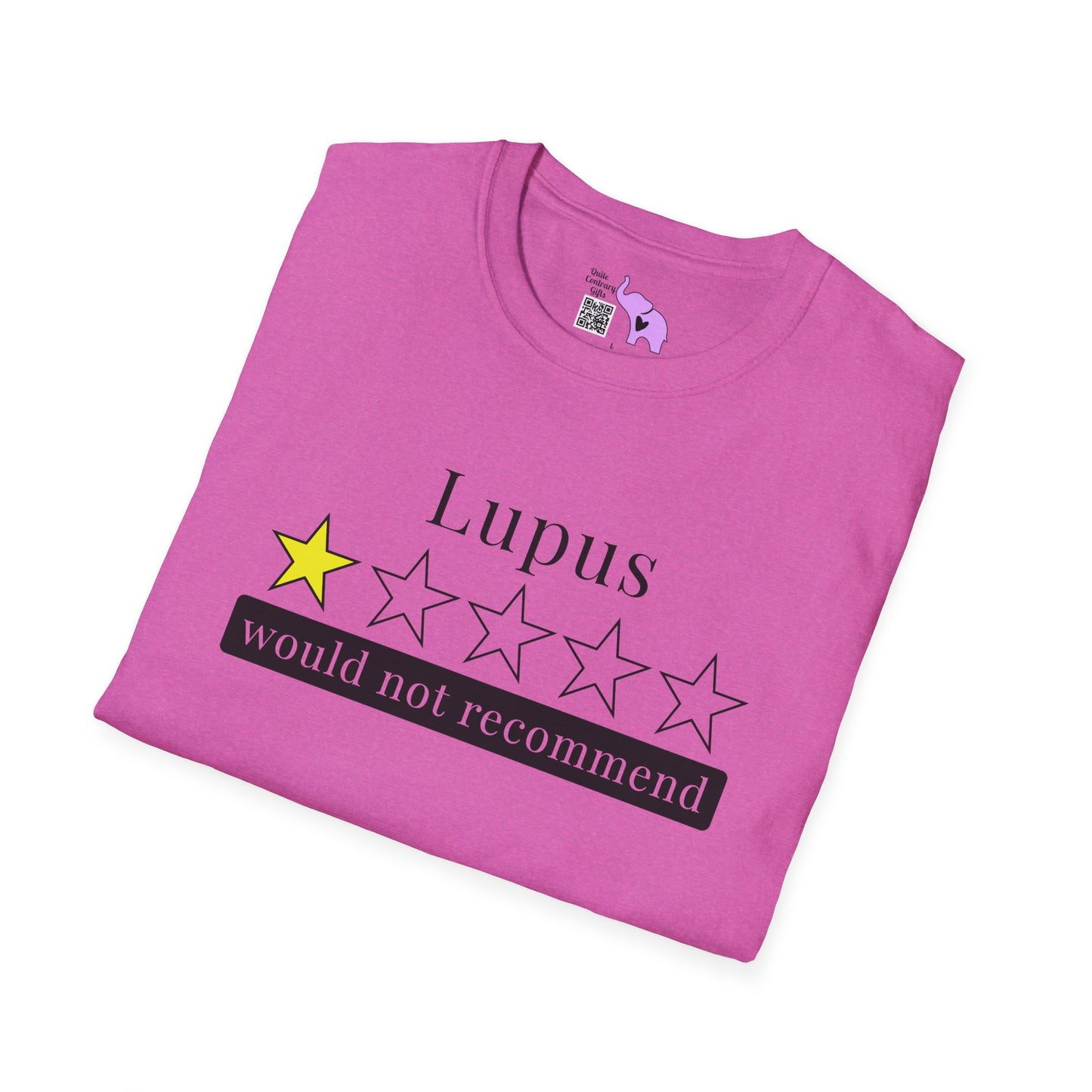 Lupus 1 Star Would Not Recommend Adult T-shirt