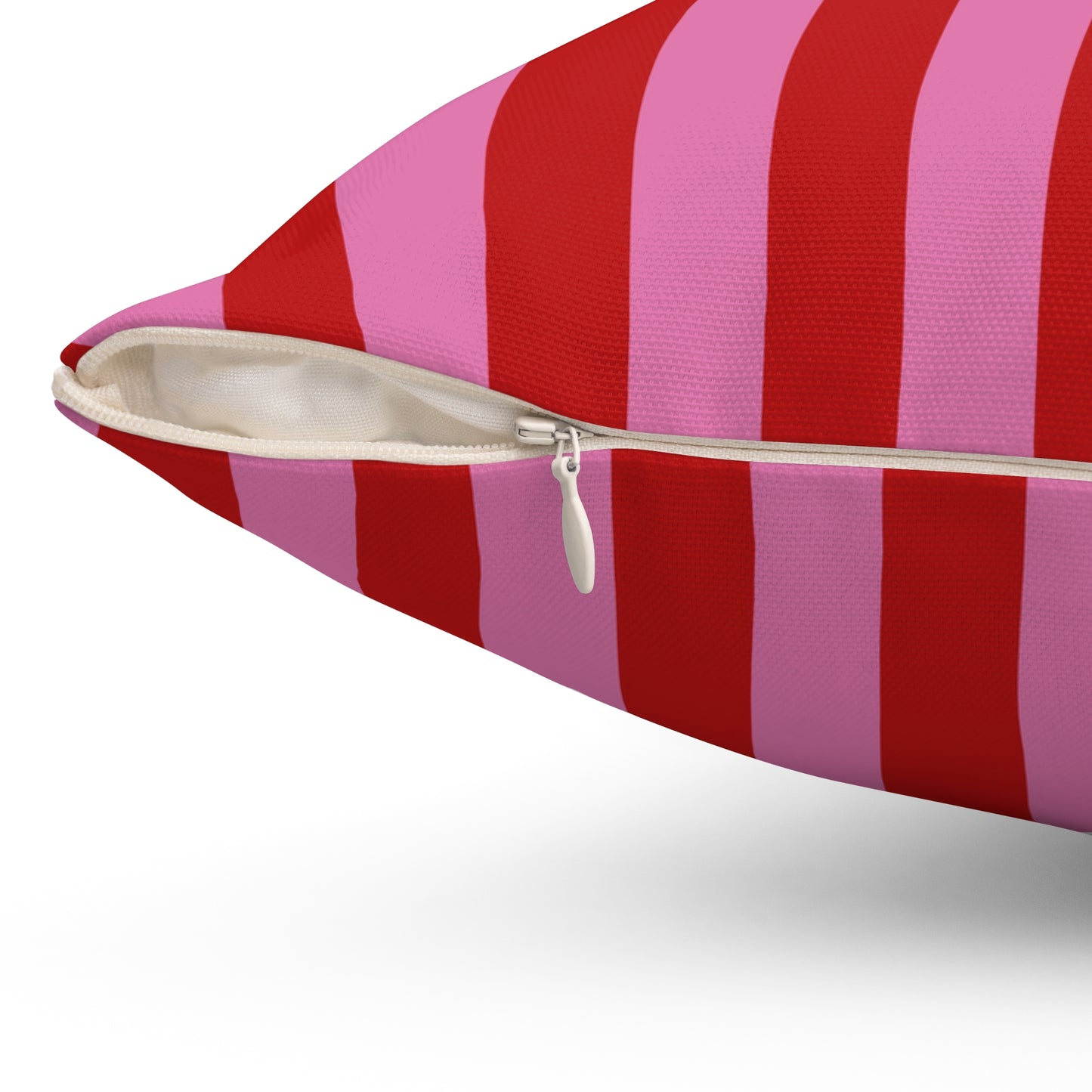 Be Mine Stripes Throw Pillow