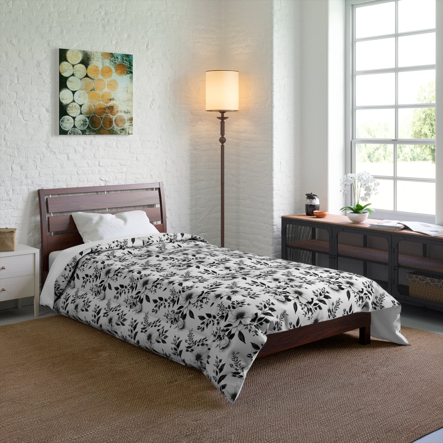 Garden Sketch Basic Bedding Set