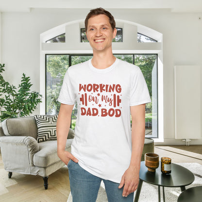 Working On My Dad Bod Adult T-shirt