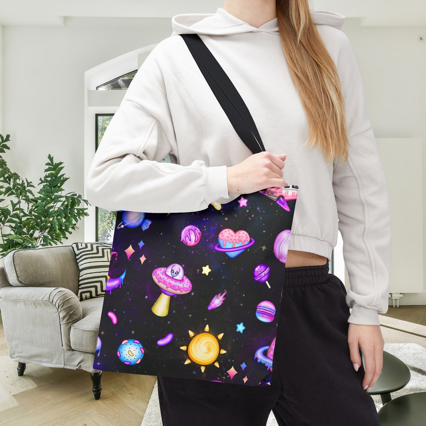 Cosmic Recess Canvas Tote Bag