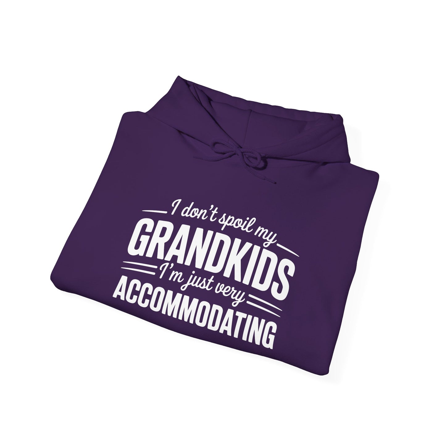 I Don't Spoil My Grandkids I'm Just Very Accommodating Heavy Blend™ Hooded Sweatshirt