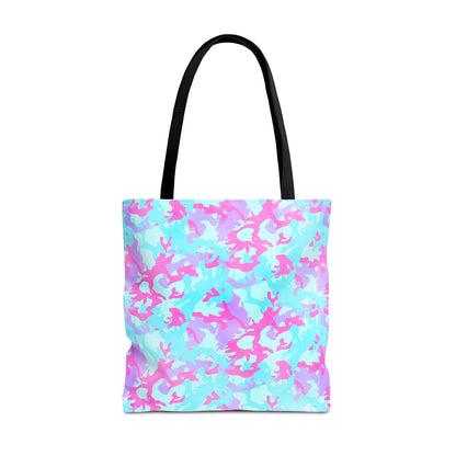Cotton Candy Camo Canvas Tote Bag