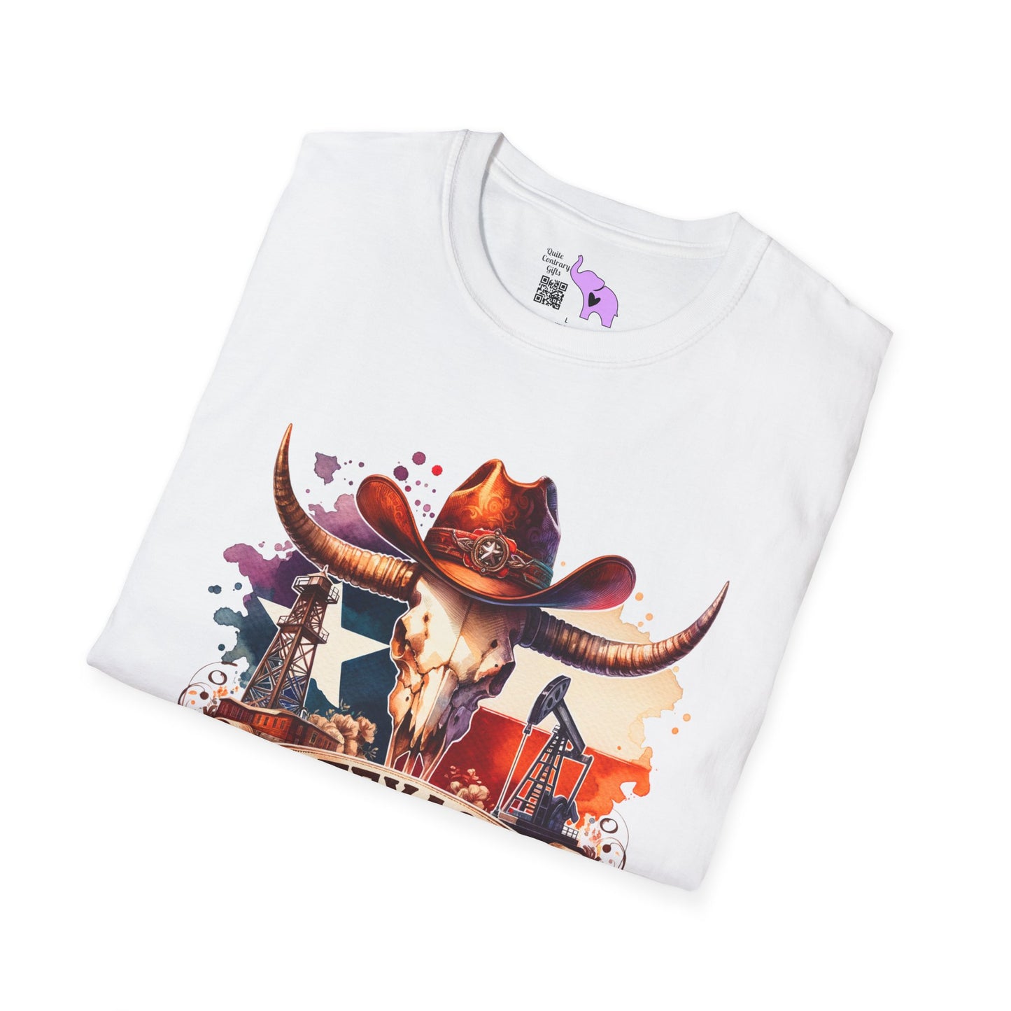 Texas Oil Rigs Adult T-shirt