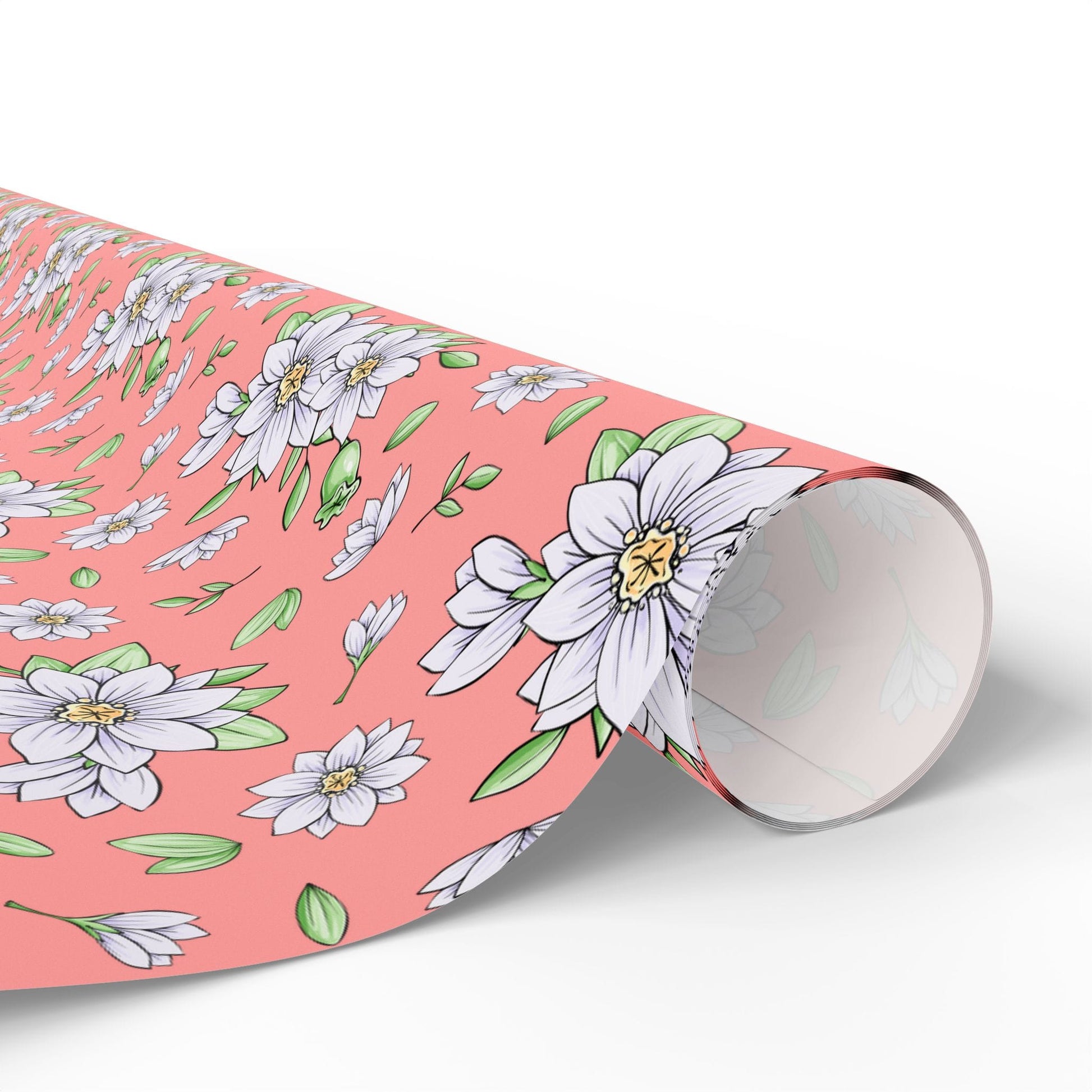 Jasmine Blush Garden Wrapping Paper
