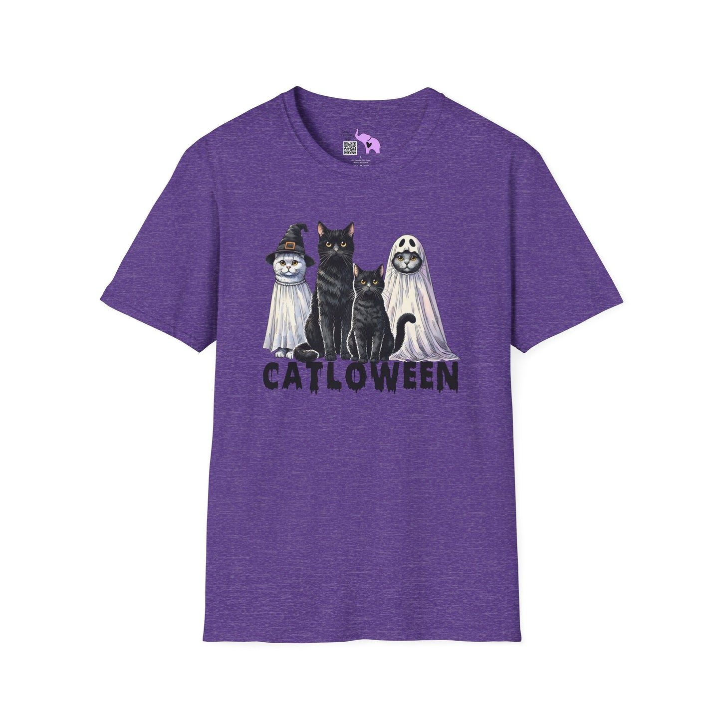 Catloween Adult T-shirt
