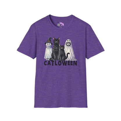 Catloween Adult T-shirt