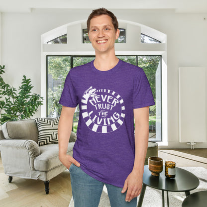 Never Trust The Living Beetlejuice Adult T-shirt