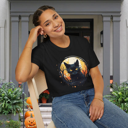 Creepy Black Cats 13 Adult T-shirt