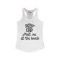 Meet Me At The Beach Women's Ideal Racerback Tank