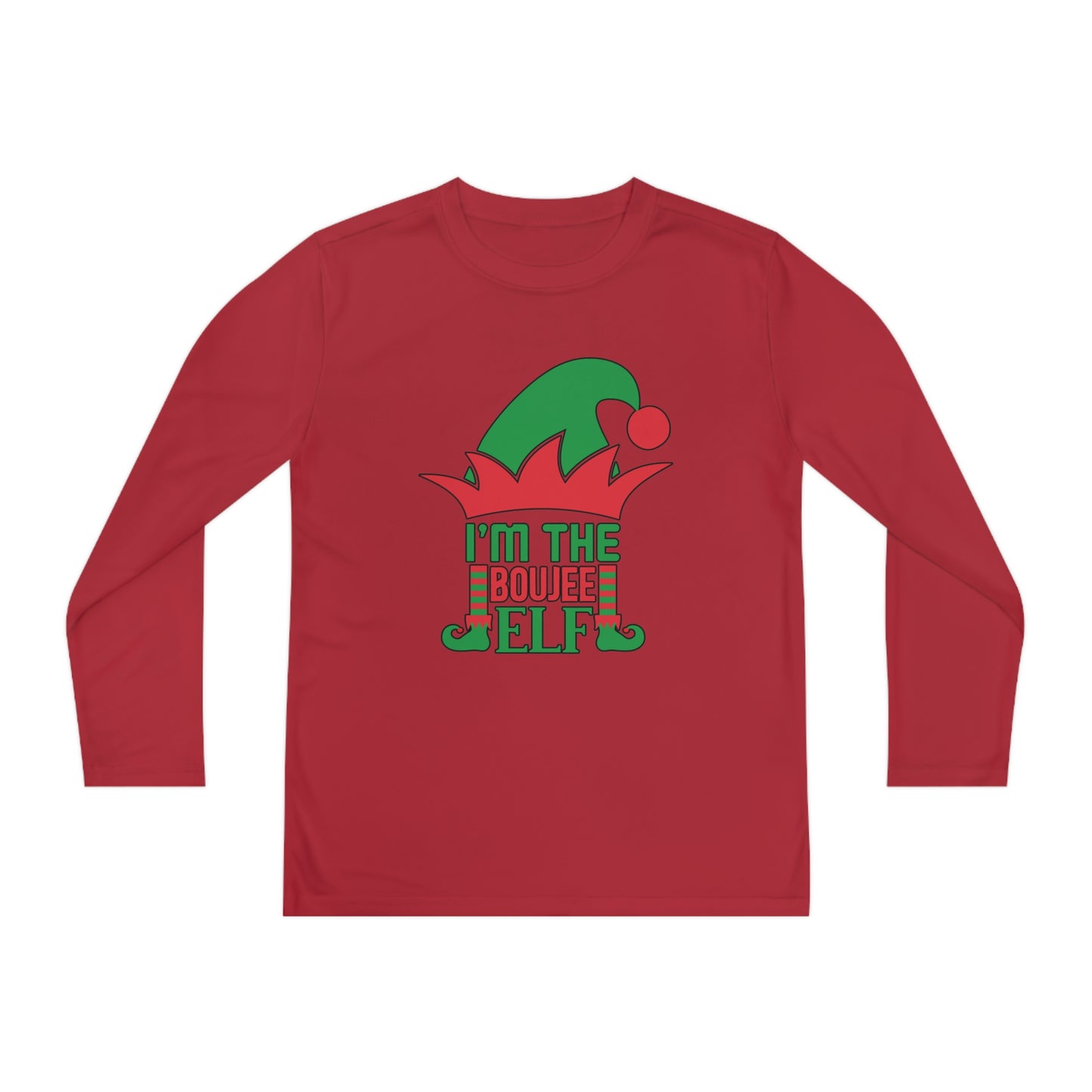 I'm The Boujee Elf Youth Long Sleeve Tee