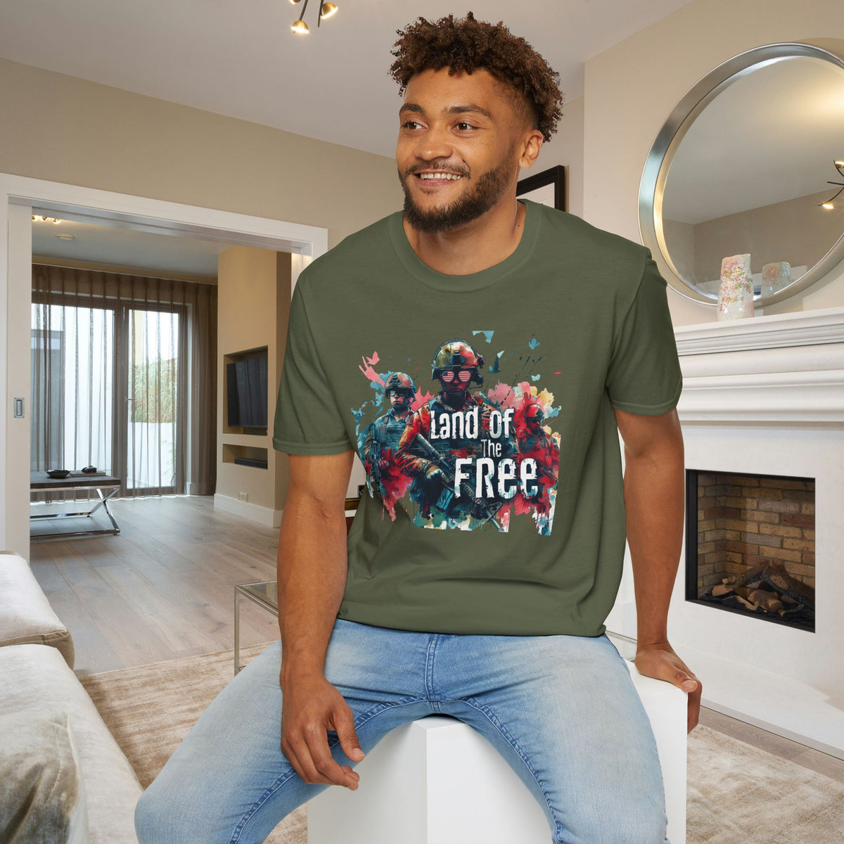 Land of the Free Adult T-shirt