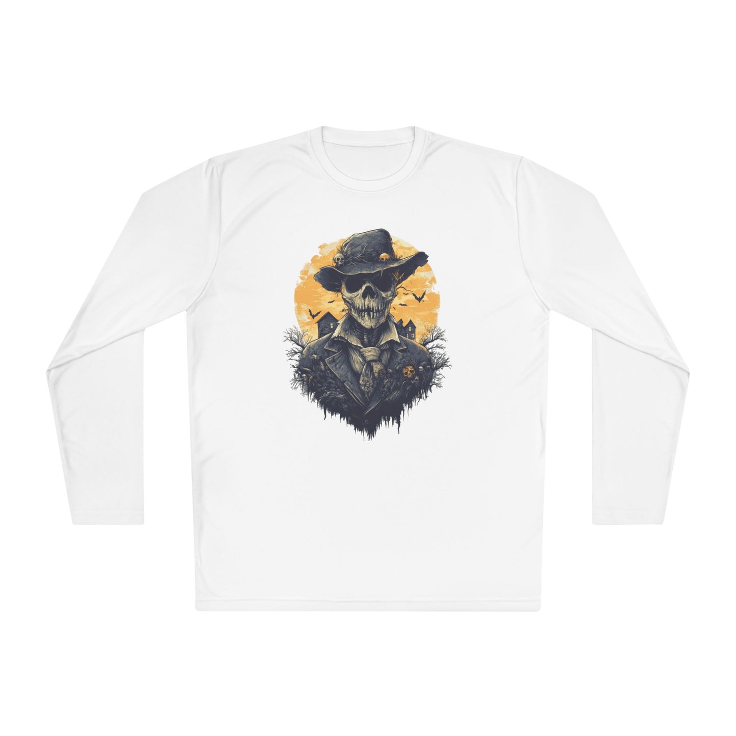 Halloween Scarecrow 2 Adult Long Sleeve Tee