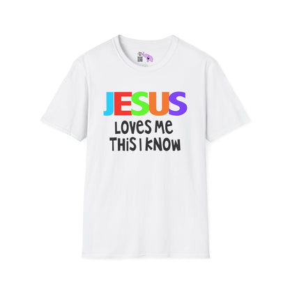 Jesus Loves Me This I Know 2 Adult T-shirt