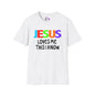 Jesus Loves Me This I Know 2 Adult T-shirt