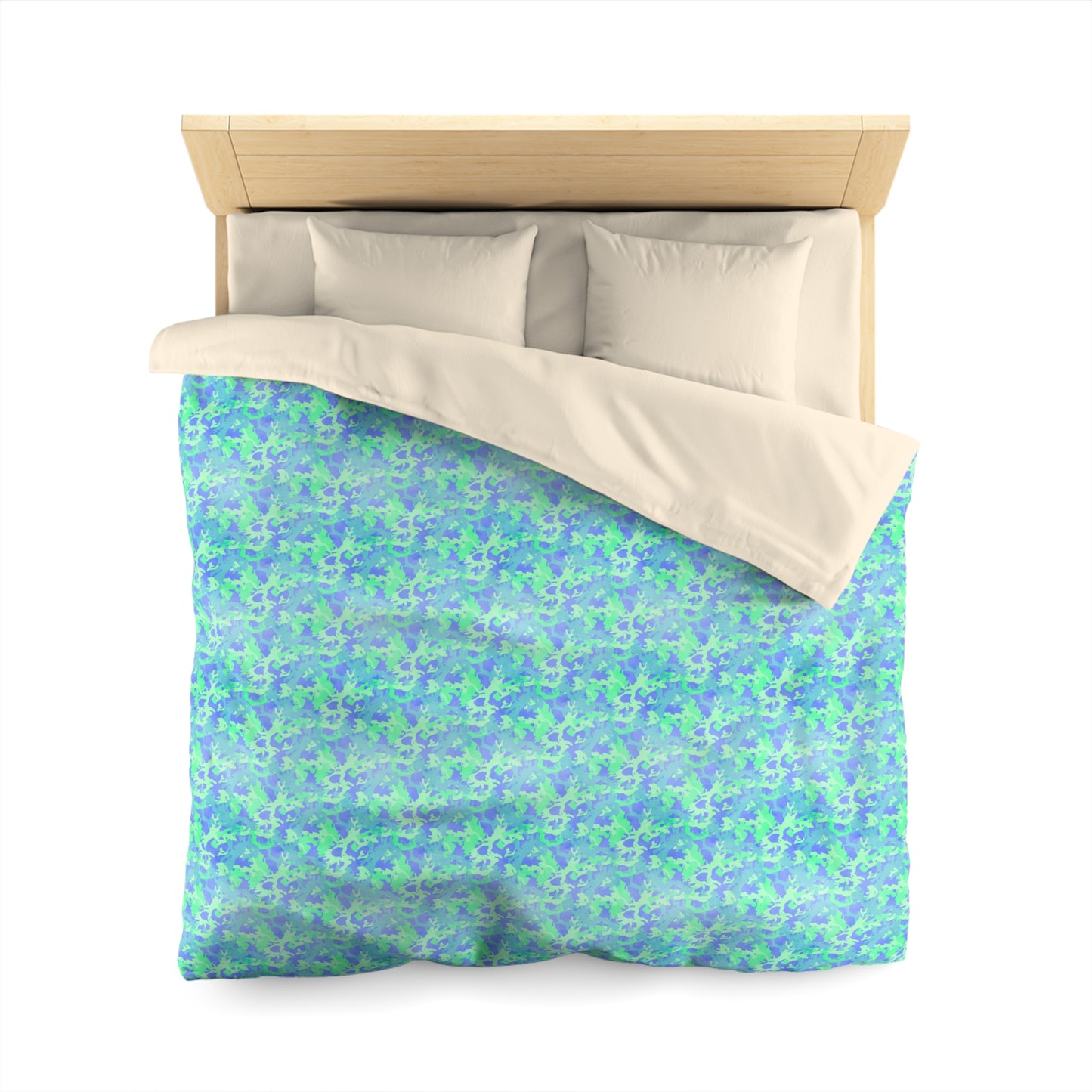 Glacier Grove Camo Microfiber Duvet Cover