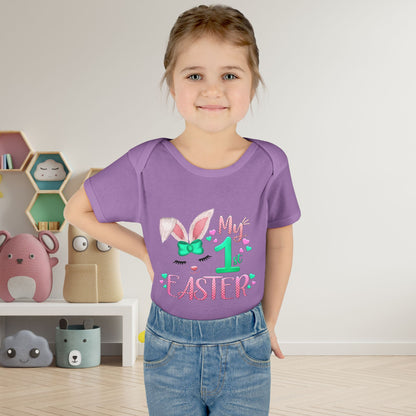 My First Easter Infant Baby Rib Bodysuit