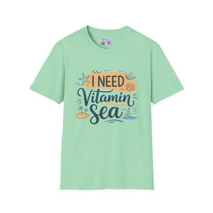 I Need Vitamin Sea Adult T-shirt