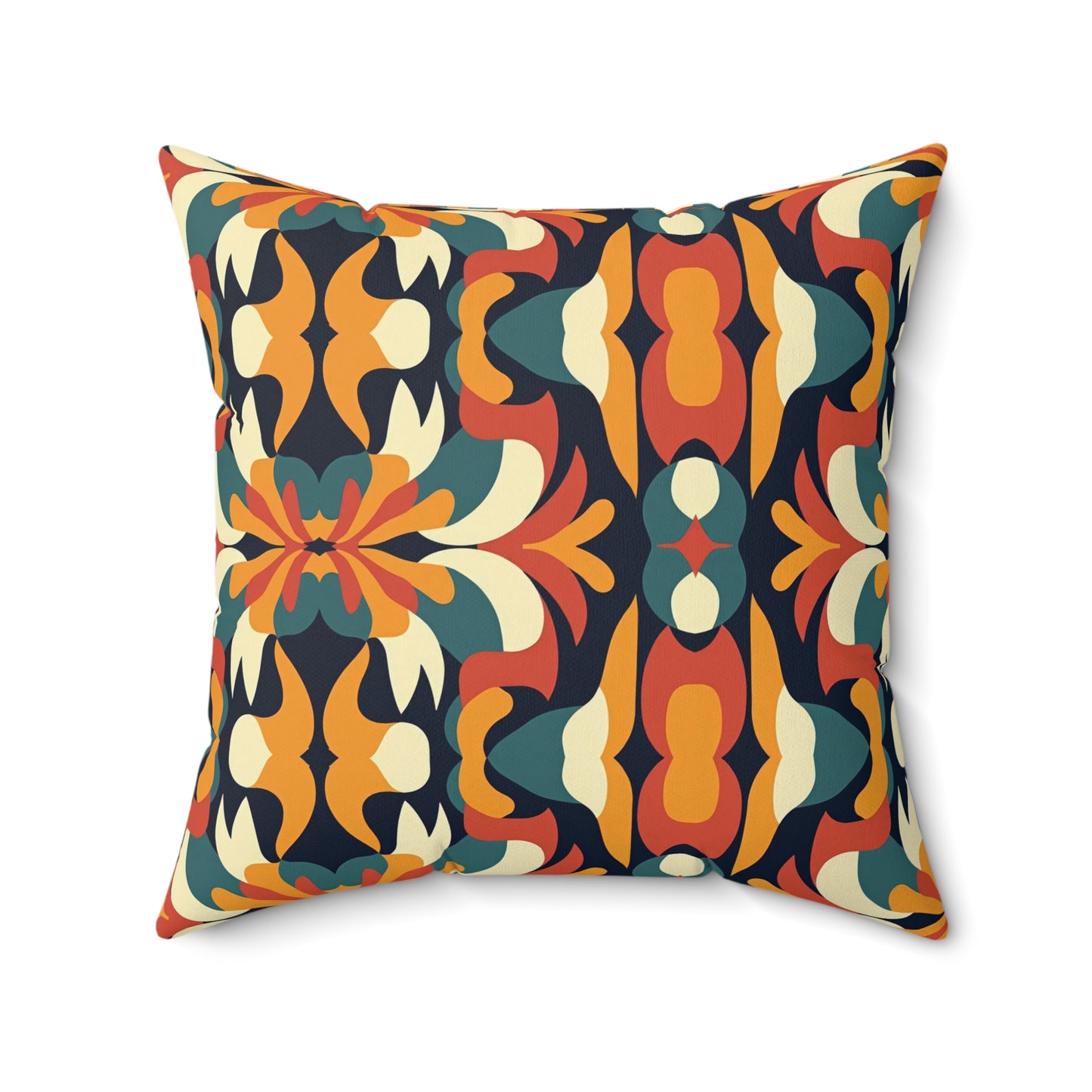 Autumn Kaleidoscope Throw Pillow
