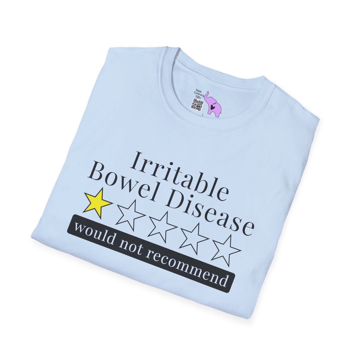 Irritable Bowel Syndrome 1 Star Would Not Recommend Adult T-shirt