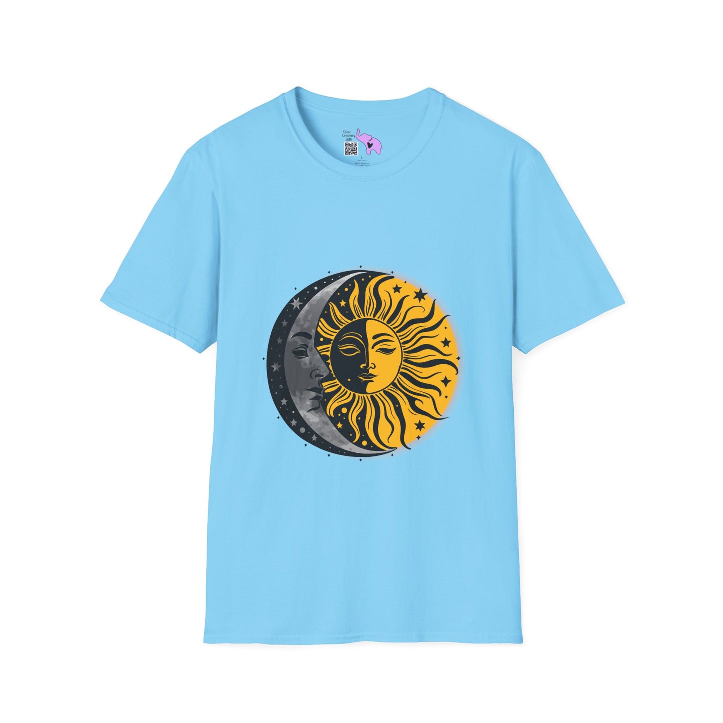 Sun Moon Stars Adult T-shirt