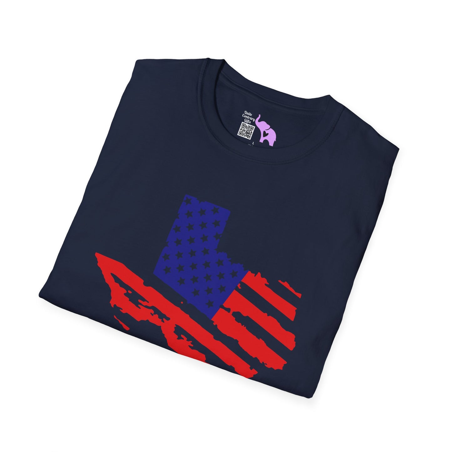 Texas American Flag Adult T-shirt