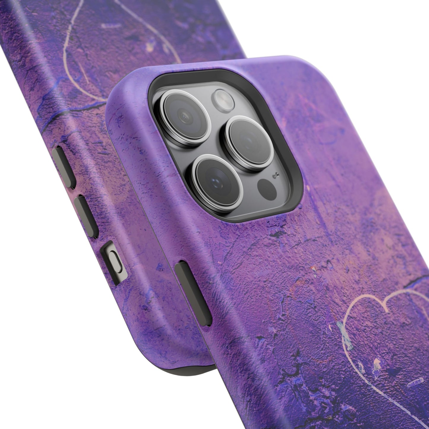 Purple Heart Wall MagSafe® Compatible Tough Case for iPhone
