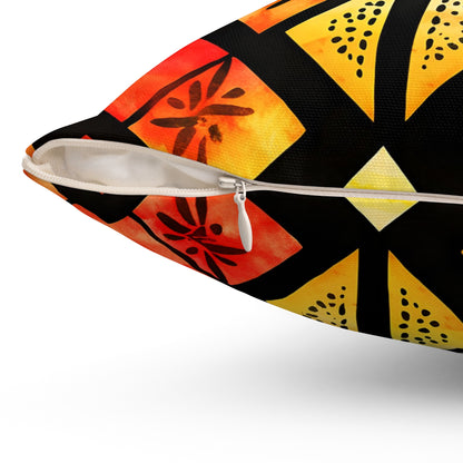 Freedom Flame Throw Pillow