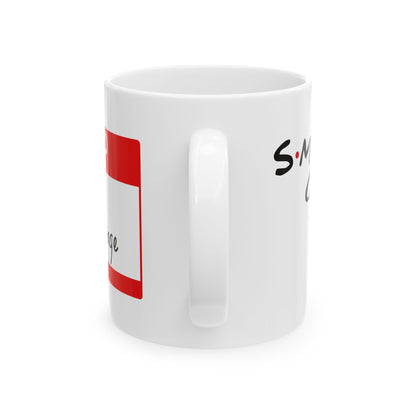 Friends Smelly Cat Ceramic Mug, (11oz, 15oz)