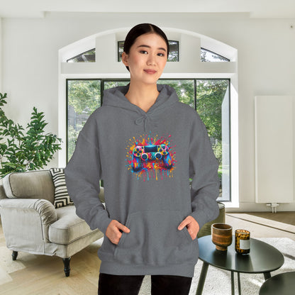 Colorful Game Controller Heavy Blend™ Hooded Sweatshirt