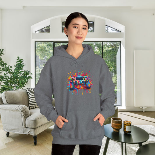 Colorful Game Controller Heavy Blend™ Hooded Sweatshirt