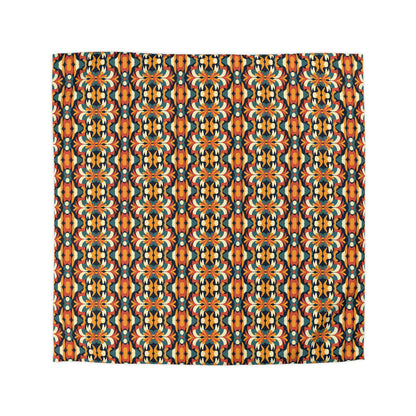 Autumn Kaleidoscope Microfiber Duvet Cover
