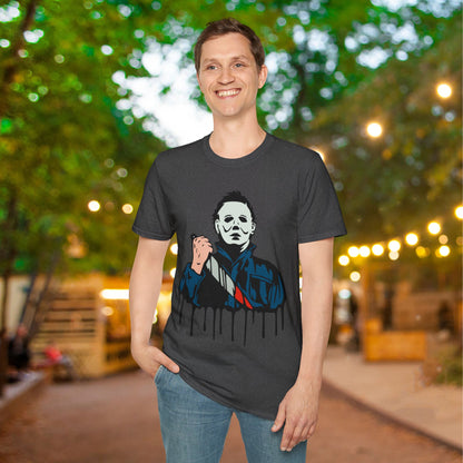 Michael Myers Knife Adult T-shirt