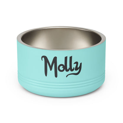 Spoiled Rotten Personalized Pet Bowl – 18oz Stainless Steel Dog & Cat Food Bowl